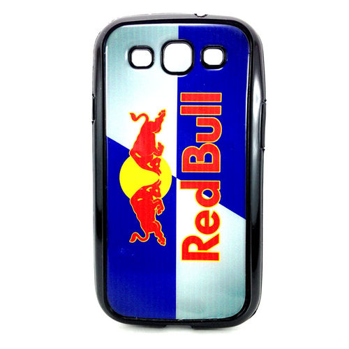 Imagem de Capa para Galaxy S3 i9300 de TPU Preto - Red Bull