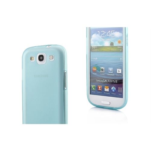 Capa para Galaxy S3 i9300 de TPU Ultra Fina - Azul Transparente