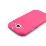 Capa para Galaxy S3 i9300 de TPU Ultra Fina - Magenta Transparente