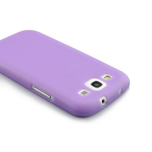 Capa para Galaxy S3 i9300 de TPU Ultra Fina - Roxo Transparente
