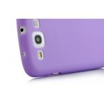 Capa para Galaxy S3 i9300 de TPU Ultra Fina - Roxo Transparente