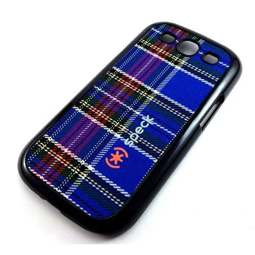 Capa para Galaxy S3 i9300 Speck Tecido Xadrez - Azul