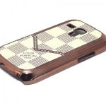 Capa para Galaxy S3 Mini i8190 de Luxo - Louis Vuitton Xadrez Bege