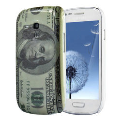 Capa para Galaxy S3 Mini i8190 de Plástico - Dólar