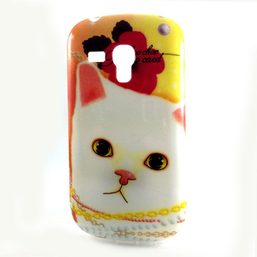 Capa para Galaxy S3 Mini i8190 de TPU - Gatinho 2