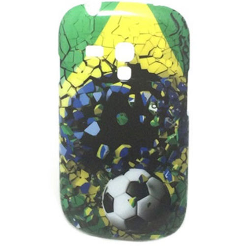 Imagem de Capa para Galaxy S3 Mini i8190 de TPU ProCover - Brasil Bola