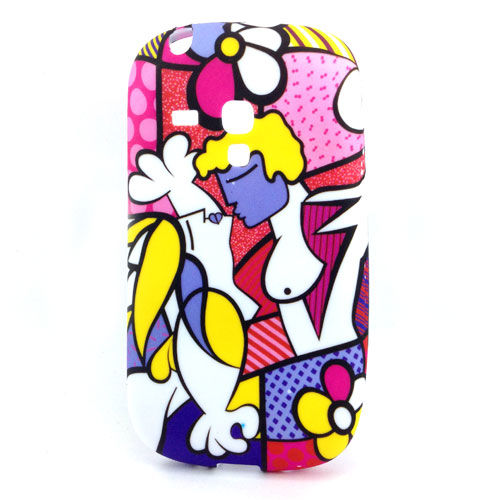 Imagem de Capa para Galaxy S3 Mini i8190 de TPU - Romero Britto Casal