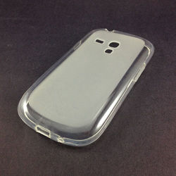 Capa para Galaxy S3 Mini i8190 de TPU - Transparente Fosco