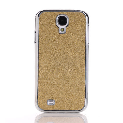 Capa para Galaxy S4 i9500 com Glitter - Dourado
