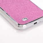 Capa para Galaxy S4 i9500 com Glitter - Rosa