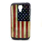 Capa para Galaxy S4 i9500 de TPU com Estampa em Plstico - USA