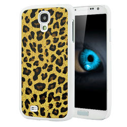 Capa para Galaxy S4 i9500 Leopardo - Amarelo