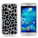 Capa para Galaxy S4 i9500 Leopardo - Prata