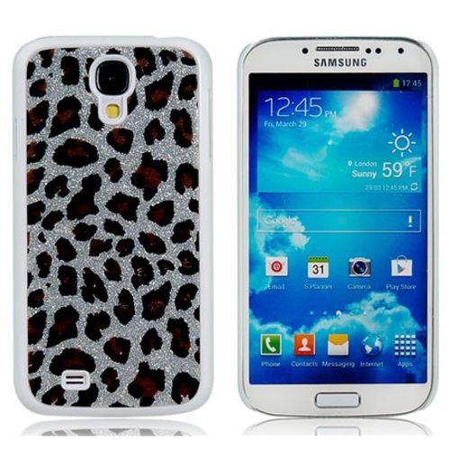 Imagem de Capa para Galaxy S4 i9500 Leopardo - Prata