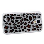 Capa para Galaxy S4 i9500 Leopardo - Prata