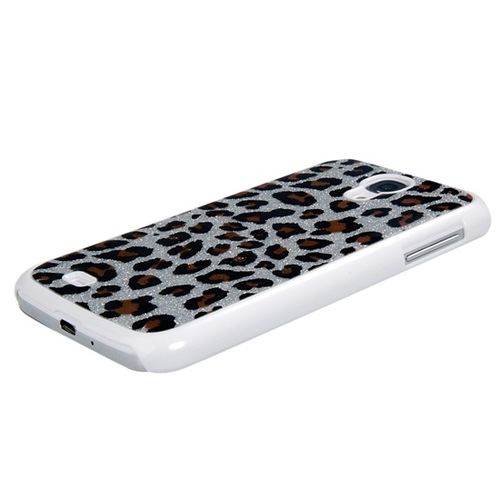 Capa para Galaxy S4 i9500 Leopardo - Prata