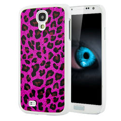 Capa para Galaxy S4 i9500 Leopardo - Rosa