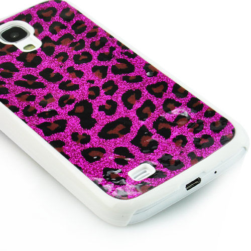 Capa para Galaxy S4 i9500 Leopardo - Rosa