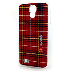 Capa para Galaxy S4 i9500 Speck Tecido Xadrez - Vermelho