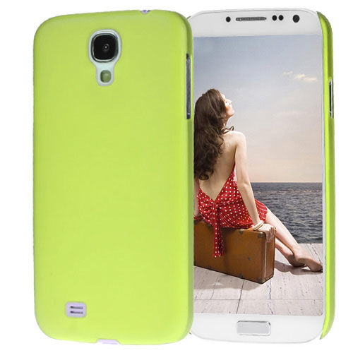 Imagem de Capa para Galaxy S4 i9500 Ultra Fina de TPU - Amarelo Fosco