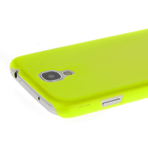 Capa para Galaxy S4 i9500 Ultra Fina de TPU - Amarelo Fosco