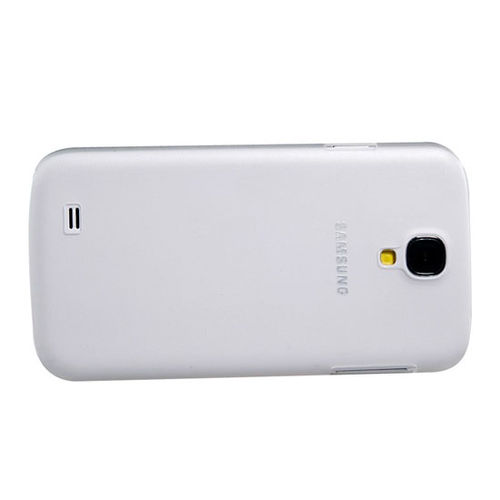Capa para Galaxy S4 i9500 Ultra Fina de TPU - Branco Fosco