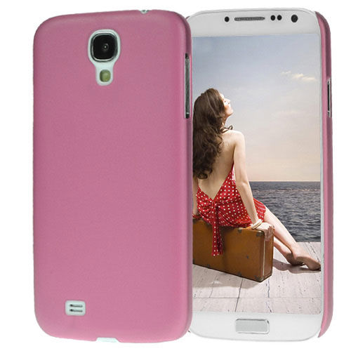 Imagem de Capa para Galaxy S4 i9500 Ultra Fina de TPU - Rosa Fosco