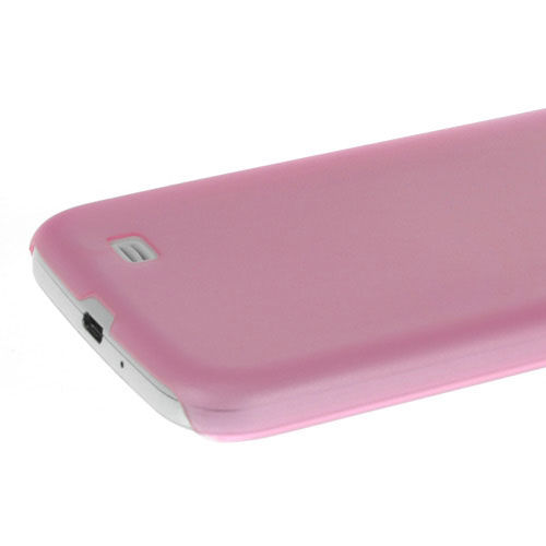 Capa para Galaxy S4 i9500 Ultra Fina de TPU - Rosa Fosco