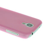 Capa para Galaxy S4 i9500 Ultra Fina de TPU - Rosa Fosco