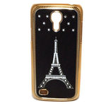 Capa para Galaxy S4 Mini i9190 Cromada - Torre Eiffel Preto com Dourado
