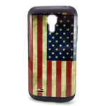 Capa para Galaxy S4 Mini i9190 de TPU com Estampa em Plstico - USA