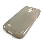 Capa para Galaxy S4 Mini i9190 de TPU - Preto Transparente