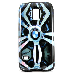 Capa para Galaxy S5 Mini G800 de TPU com Plástico - BMW