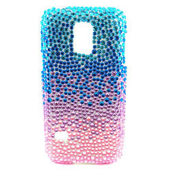 Capa para Galaxy S5 Mini G800 de TPU Com Strass - Colorida