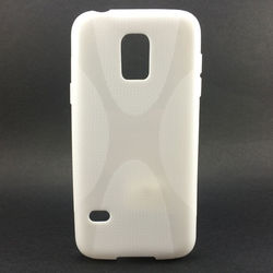 Capa para Galaxy S5 Mini G800 de TPU - X Branca