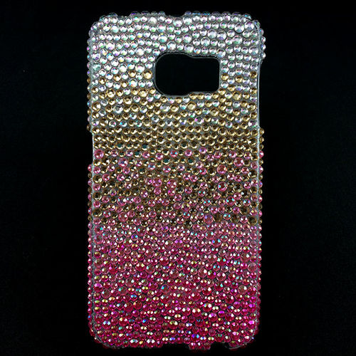 Imagem de Capa para Galaxy S6 Edge G925 de TPU com Strass - Colorida 1