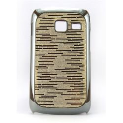 Capa para Galaxy Y Duos S6102 de TPU Brilhante - Dourada