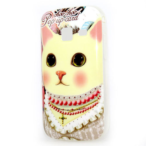 Imagem de Capa para Galaxy Y Duos S6102 TPU Personalizada com Gatinho