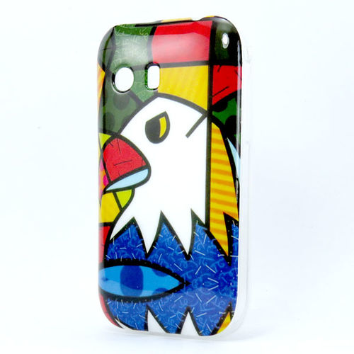 Imagem de Capa para Galaxy Y S5360 de TPU - Romero Britto American Eagle