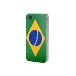 Capa para iPhone 4 e 4S de Plstico - Brasil