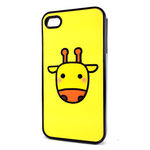 Capa para iPhone 4 e 4S de Plstico - Girafa