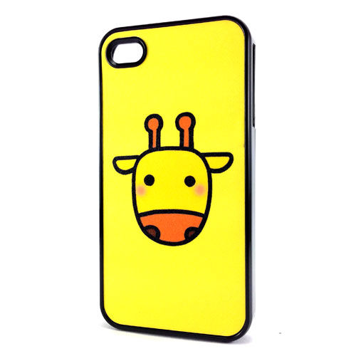 Capa para iPhone 4 e 4S de Plstico - Girafa