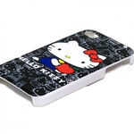 Capa para iPhone 4 e 4S de Plstico - Hello Kitty Preta