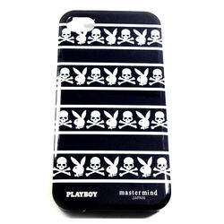 Capa para iPhone 4 e 4S de Plástico - Playboy Caveiras