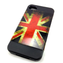 Capa para iPhone 4 e 4S de TPU com Estampa em Plástico - Inglaterra