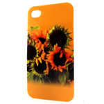 Capa para iPhone 4 e 4S de TPU - Girassis