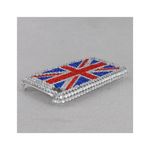 Capa para iPhone 4 e 4S Luxo com Brilhantes - Inglaterra