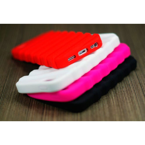 Capa para iPhone 5 e 5S de Silicone com Pelcula - iCover Tractor | Roxa