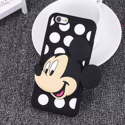 Capa para iPhone 5 e 5S de Silicone - Mickey