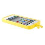 Capa para iPhone 5 e 5S de Silicone Pintinho - Amarelo